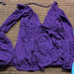Arden B Deep Purple Blouse